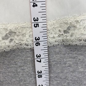 Vintage Evette Slip Womens 34 Cream Lace Edging Run Proof Nightgown Cottagecore