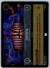 Zootopia - Police Headquarters 203/204 Whispers in the Well Lorcana Cold Foil NM