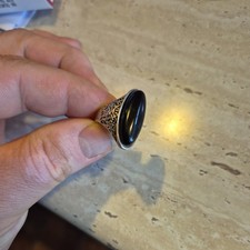  Silver Plated Ring with Stone