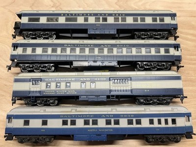 BALTIMORE AND OHIO HO PASSENGER CARS 4 EACH