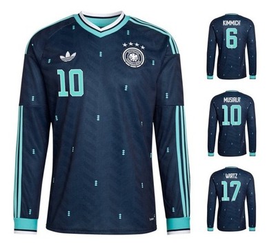 Jersey adidas men's DFB Germany World Cup 2026 away long sleeve + player number