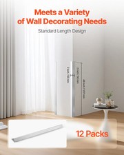 Alluminum Alloy Wall Corner Protector, 2 x 2 x 48 inch, 12 Pack Metal Corner Gua