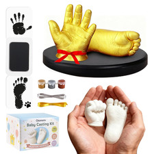 Baby Casting Kit Hand and Feet, 3D Newborn Keepsake for Babies Hand & Foot Moldi