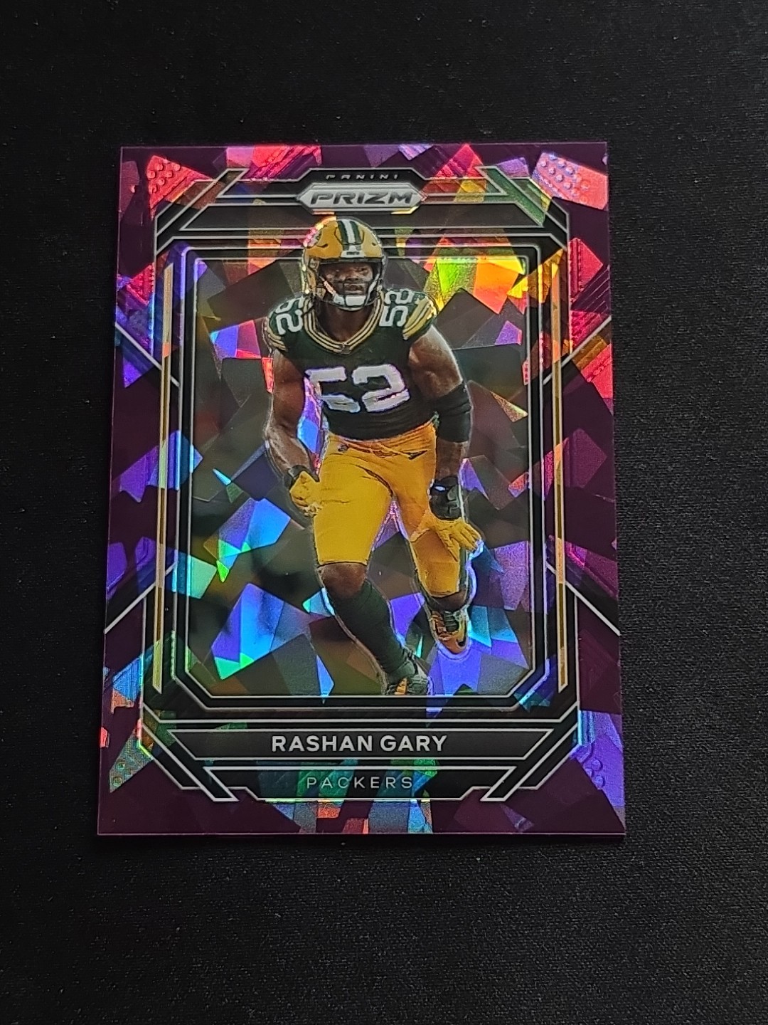 2021 Panini Prizm Purple Ice Rashan Gary /225 #141