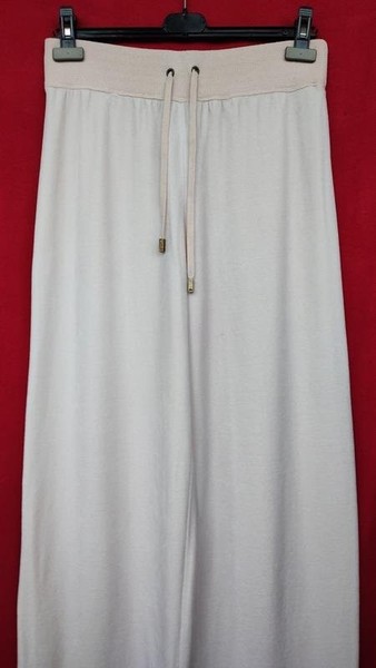 Women Sonia Rykiel Trousers Silver Cotton 36