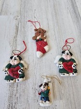 Vintage Eddie walker dog Angel ornament stocking bulldog good dog puppy Xmas tre