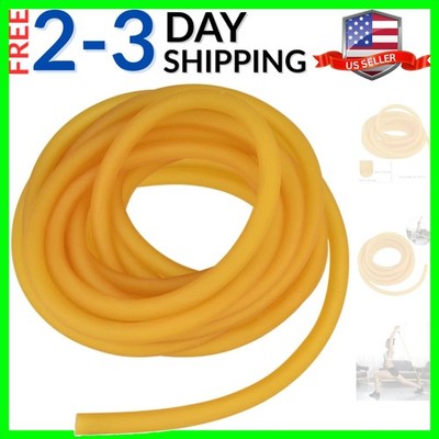 Natural Latex Rubber Band, 16.4ft / 5m, 6x9mm Rubber Tube Tubing for Slingsho...