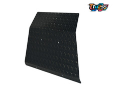 Front Bumper Shock Cover Aluminum Diamond Plate for EZGO TXT Golf Cart Black