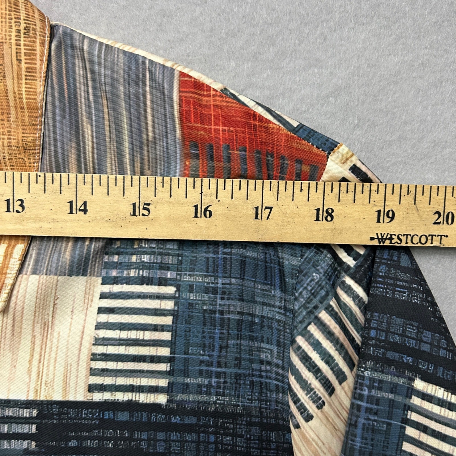 Talbots Patchwork Button Down Blouse Womens 1XL L… - image 12