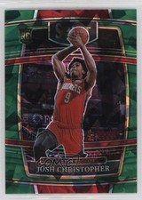 2021-22 Panini Select Concourse Green Ice Prizm Josh Christopher #48 12po