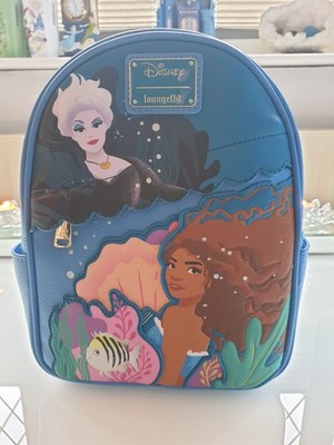 Disney Loungefly Arielle die kleine Meerjungfrau Live Action Rucksack - Neu mit Etikett