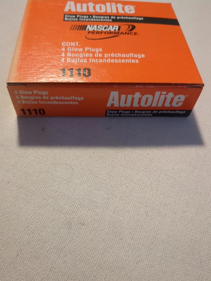Juego de 4 - Bujías incandescentes de repuesto automotriz para resistencia de cobre Autolite 1110 Foto 3 de 3