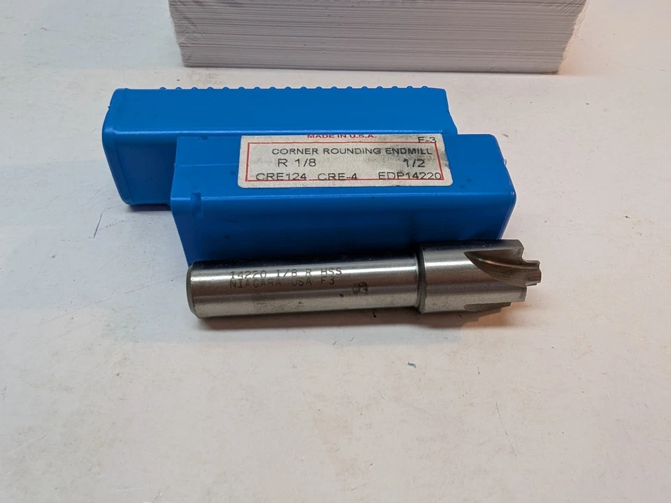尼亚加拉刀具角圆角端磨机 R1/8 1/2 CRE124 CRE-4 EDP14220 F3 美国 — 第 3/3 张图片
