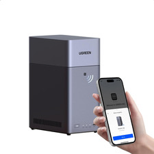 UGREEN NAS DH2300 2-Bay Desktop Nasync, Support Capacity 64TB Diskless 4GB RAM