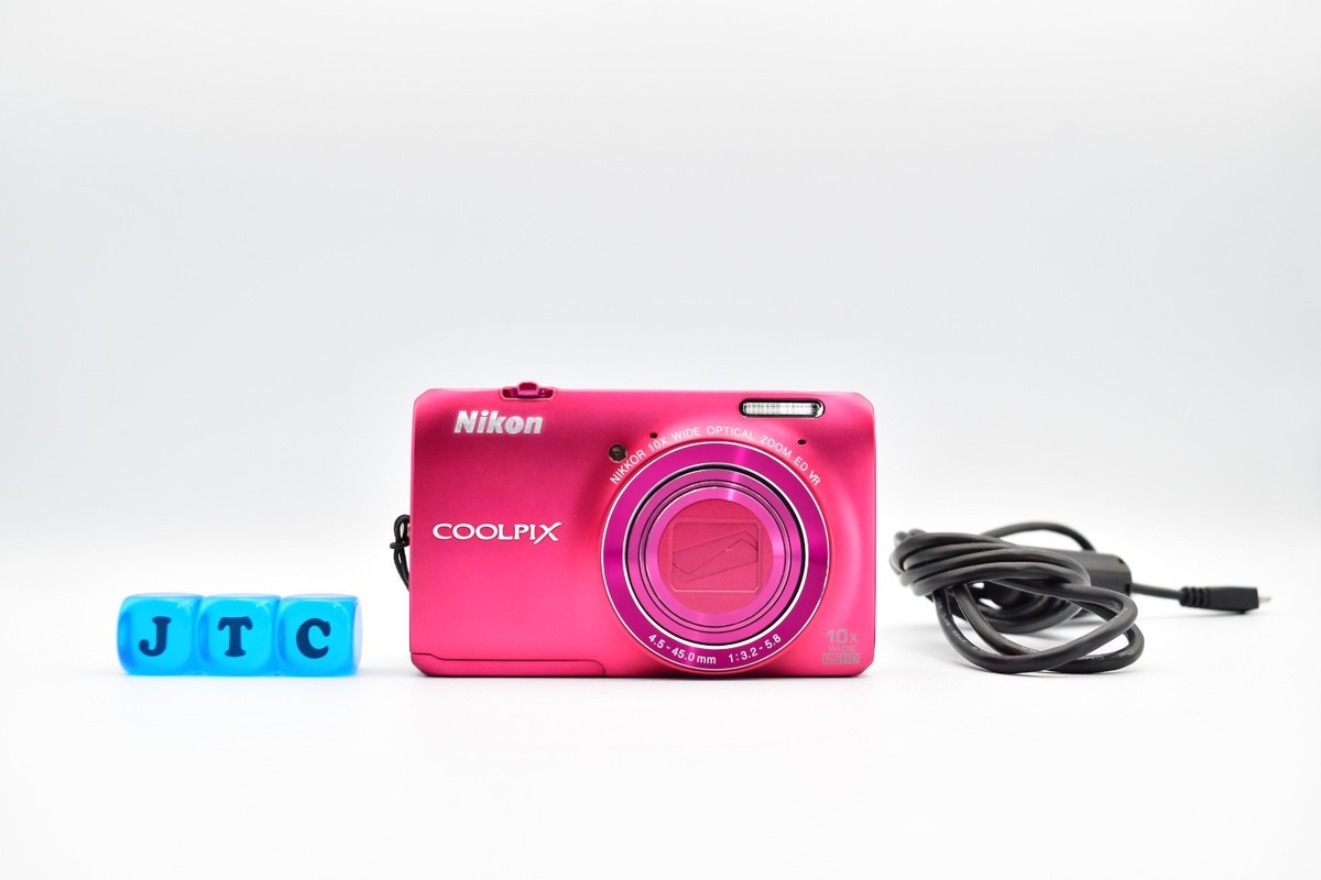 ⏯️[Mint] Nikon COOLPIX S6300 Optical Zoom Pink Digital