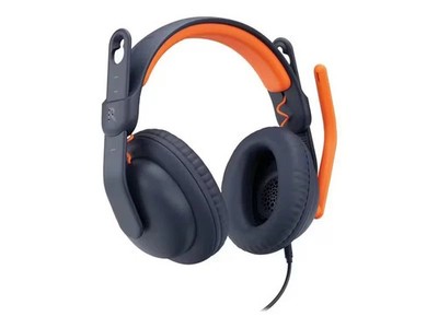 Logitech Zone Learn Wired Headsets for Learners USB-C Adjustable fit for Kids