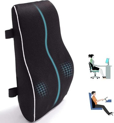 Lendenwirbelstütze Kissen Autositz Rollstuhl Bürostuhl Kissen Memory Foam