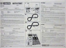 Scalextric 1975 04-168-1  C275-9400 0475 Auto Start instructions sheet