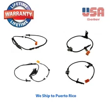 4 x ABS Speed Sensor Front & Rear  Left & Right Fits Acura TSX 2004-2008 I4 2.4L