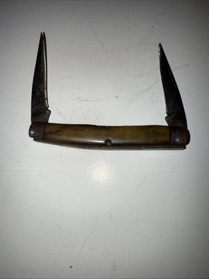 Vintage James Barber 1800s Sheffield Pocket Knife 2 Blades