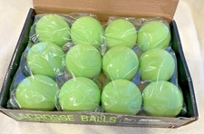 New Champion Sports Official NCAA Lacrosse Balls - GREEN- 12 Pack