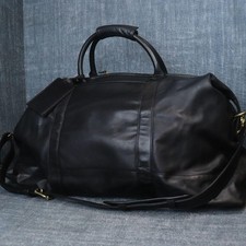 OLD COACH Vintage Boston Bag 2WAY Duffle Leather Women Pre-Owned