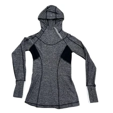 Lululemon Run: Back On Track Pullover Heather grey women's size 4