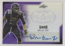 2017 Leaf Metal US Army All-American Bowl 23/25 Willie Gay Jr #BA-WG1 Auto un2