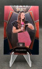 2022 Panini Select WWE Premier Red & Blue #128 Nina Samuels Wrestling Card