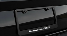 Impala Ss Racing Style Black Metal Premium License Plate Frame