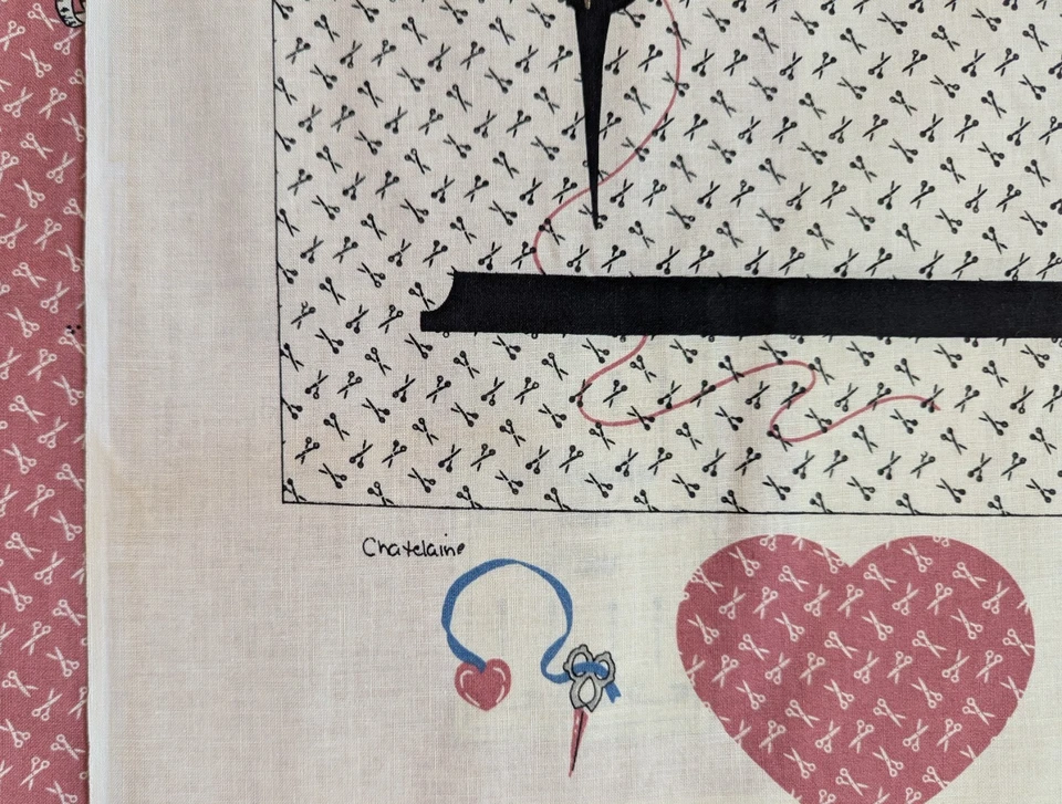 Vintage Concord Sewing Machine Cover & Organizer Cut & Sew Fabric Panel - Image 4 of 4