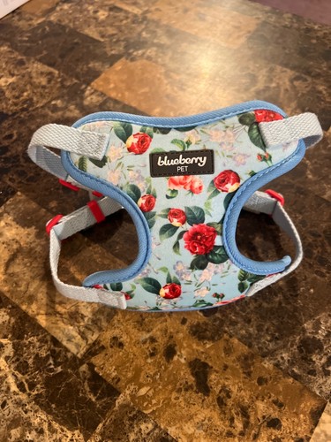 Blueberry Pet Floral Dog Harness with Adjustable Straps