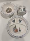 Peter Rabbit & Friends 3-Pc Child's Melamine Dish Set (Bowl, Divided Plate, Mug) — photo 1