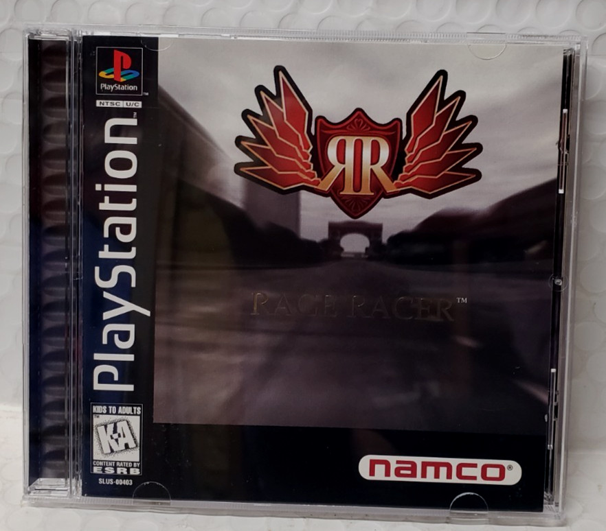 Rage Racer PS1 CIB PlayStation 1 Black Label 1996 - Tested w/Reg Card