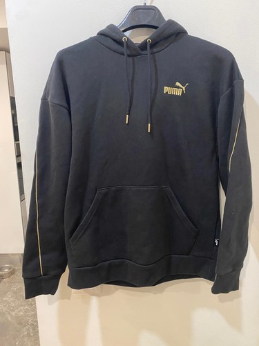 Sudadera Puma Negra Y Dorada