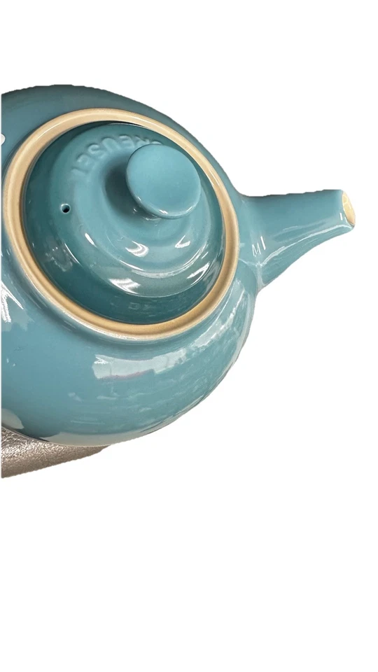 Tetera Le Creuset 1.3 litros azul caribe nueva 2nds Foto 3 de 4