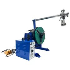 30KG/66lbs Rotary Welding Positioner Lathe Chuck Welding Gun Bracket 0-90° 110V