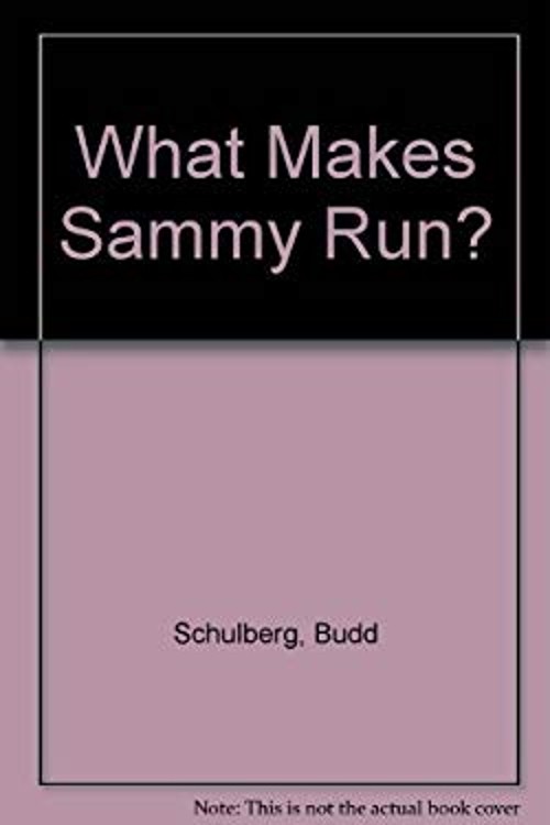 What Makes Sammy Run? Library Binding Budd SchulbergFree US Delivery | ISBN:0837604354