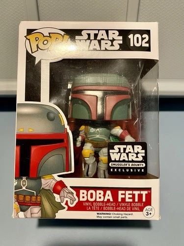 Funko Pop Star Wars 102 Smuggler's Bounty Boba Fett Action Figure