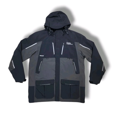 #ad Cabela’s Guidewear GORE TEX XTreme Late Season Black Gray Parka Jacket Men#x27;s XL $75.00