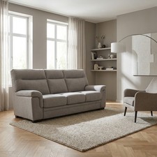 SardoneHome Divano Letto 3 Posti Moderno 215x96x92 cm Grigio Chiaro - Flavia