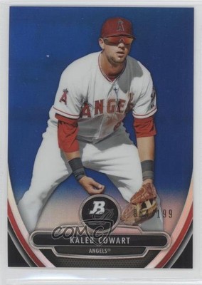 2013 Bowman Platinum Prospects Chrome Blue Refractor 64/199 Kaleb Cowart z6b