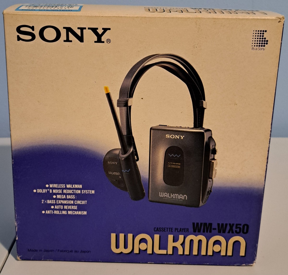 ヘッドフォン BRAND NEW VINTAGE SONY WALKMAN WM-WX50 CASSETTE PLAYER | eBay