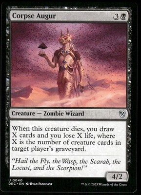 x1 Corpse Augur - Commander: Aetherdrift - NM - MTG
