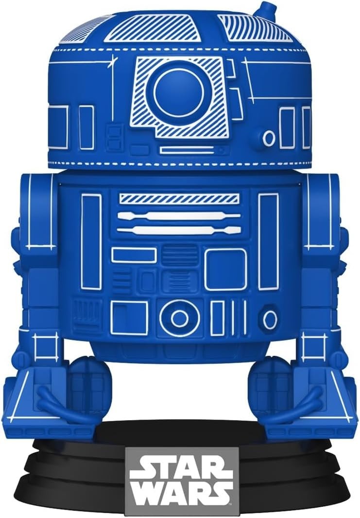 Funko Pop! Star Wars: R2-D2 -Blueprint - Vinyl Figure #798 #86845