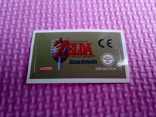 ZELDA LINK TO THE PAST (EUR) Game Boy Advance GBA replacement label