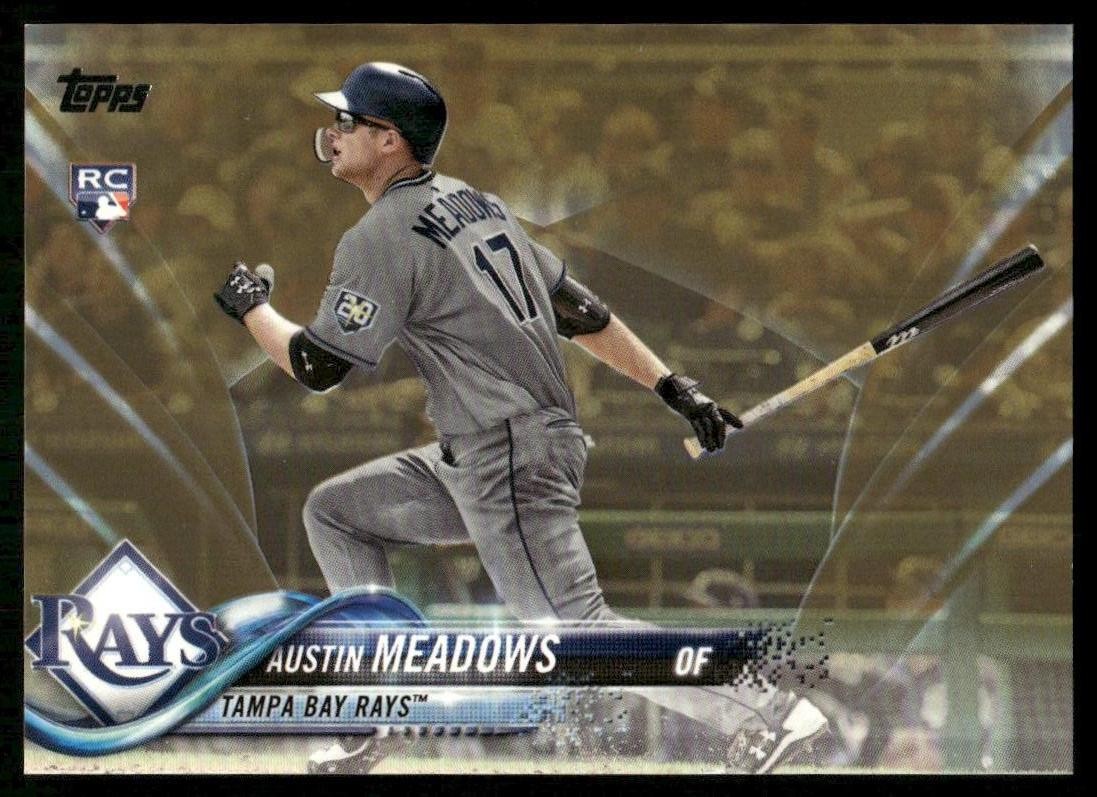 2018 Topps Update #US34 Austin Meadows Gold #/2018