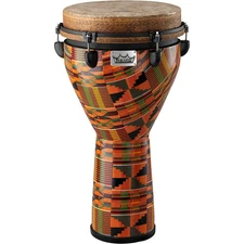 Remo Mondo Designer Series Key-Tuned Djembe Kintekloth 12 x 24 in.