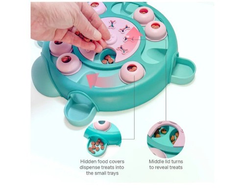 Friends Forever Dog Puzzles Toys With Slower Feeder, Interactive Toy With... - Picture 2 of 11