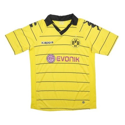 KAPPA Mens Yellow & Black Borussia Dortmund Football Shirt M Short Sleeve